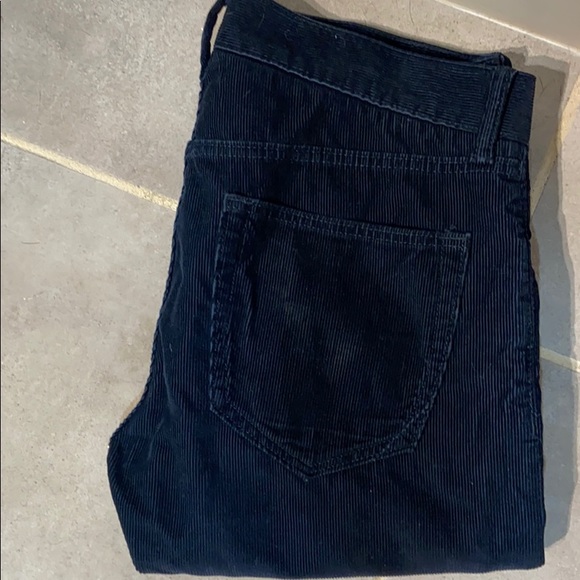 navy blue corduroy jeans